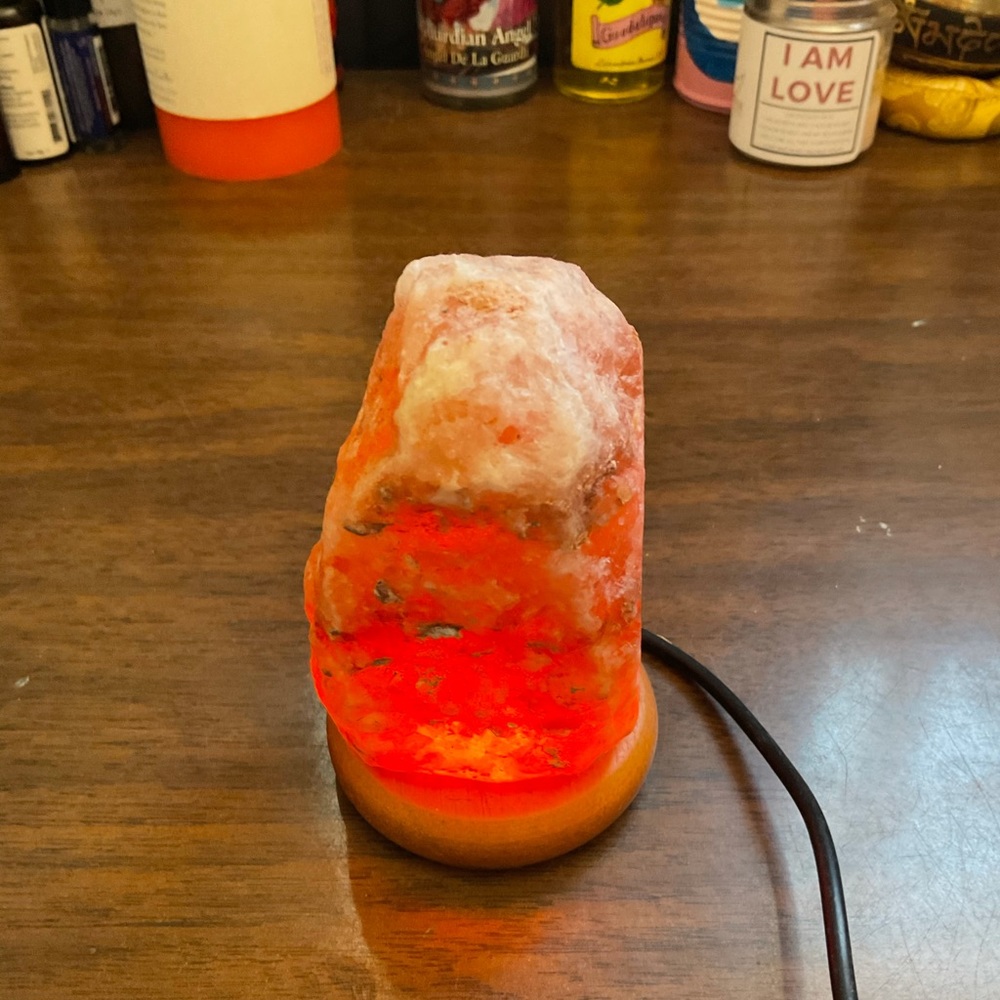 4 Inch Salt Rock Lamp